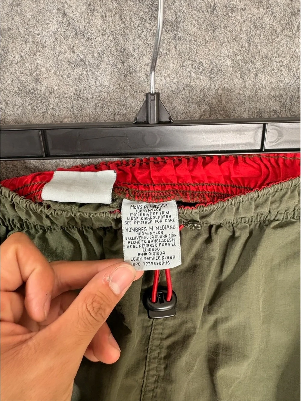 Vintage Baggy Athletic Works olive athletic shorts size medium